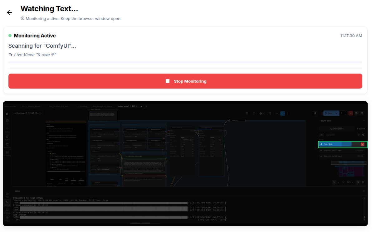 ComfyUI Monitor Strategy